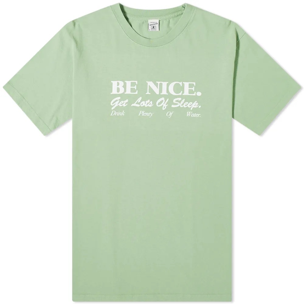 SPORTY&RICH BE NICE TEE